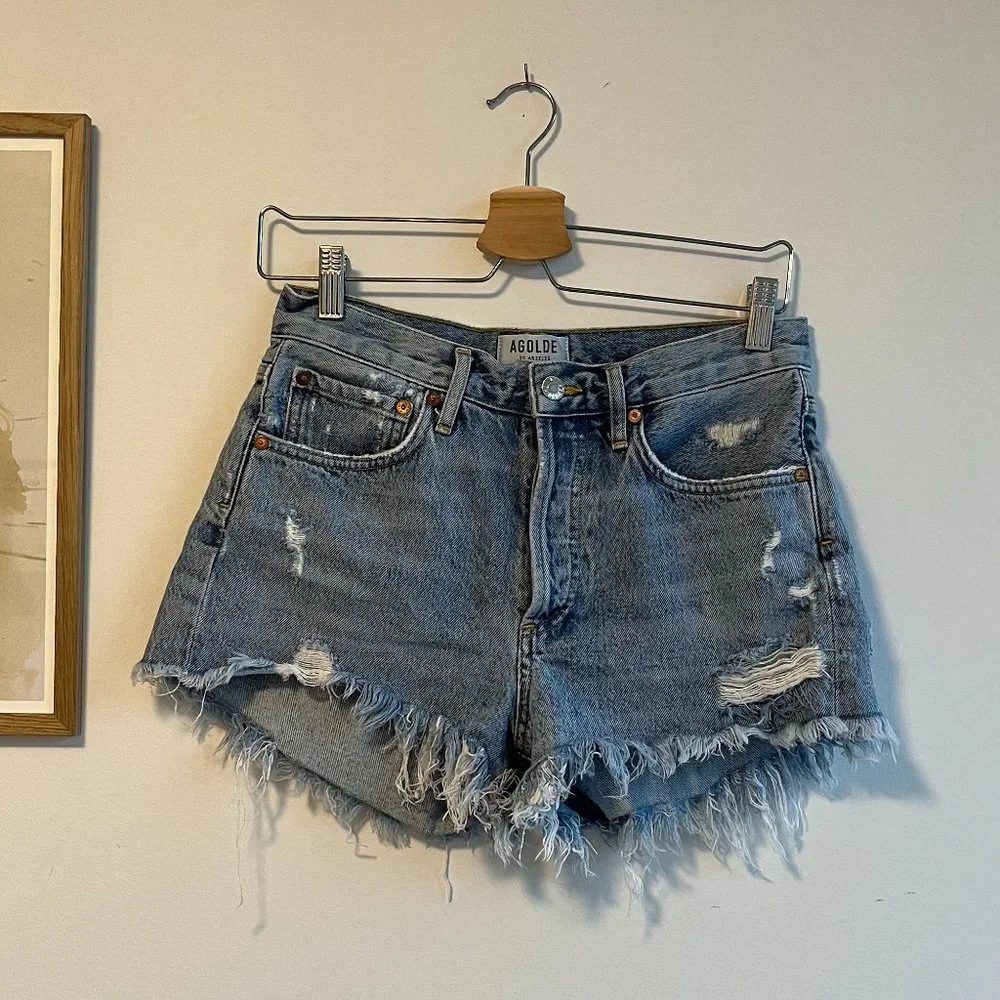 AGOLDE Parker Vintage Denim Short - Picture 2 of 6